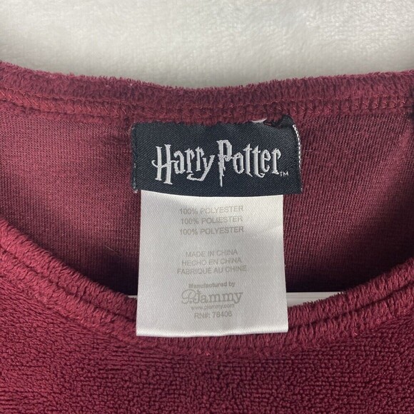 Harry Potter Nightgown Pajama Junior S Id Rather Stay at Hogwarts this Christmas - Picture 7 of 8